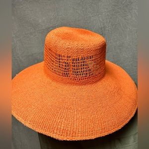 NWT A New Day beach hat Coral/orange S/M
